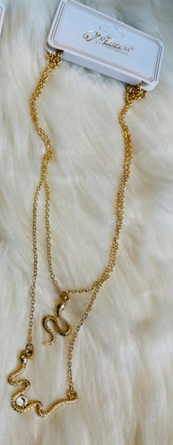 Gold Snake Necklace