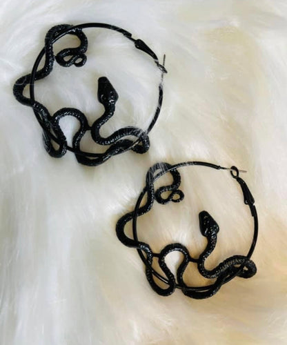 Black Snake Hoops