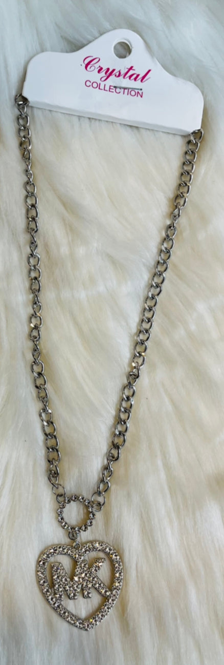 MK Silver Necklace