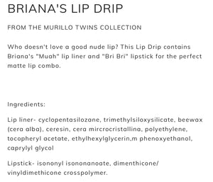 Beauty Creations Brianna Lip Drip