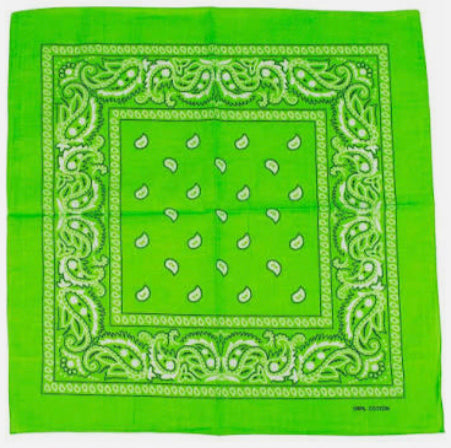 Bright Green Bandana