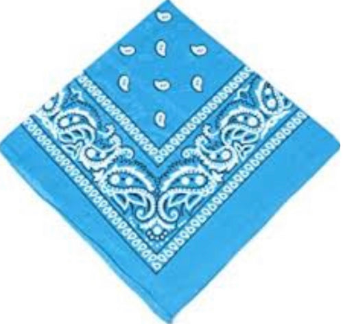 Bright Blue Bandana