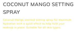 Coconut Mango Setting Spray